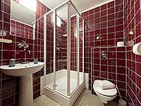 Pension Landauer Český Krumlov - interiér koupelny pokoje č. 6